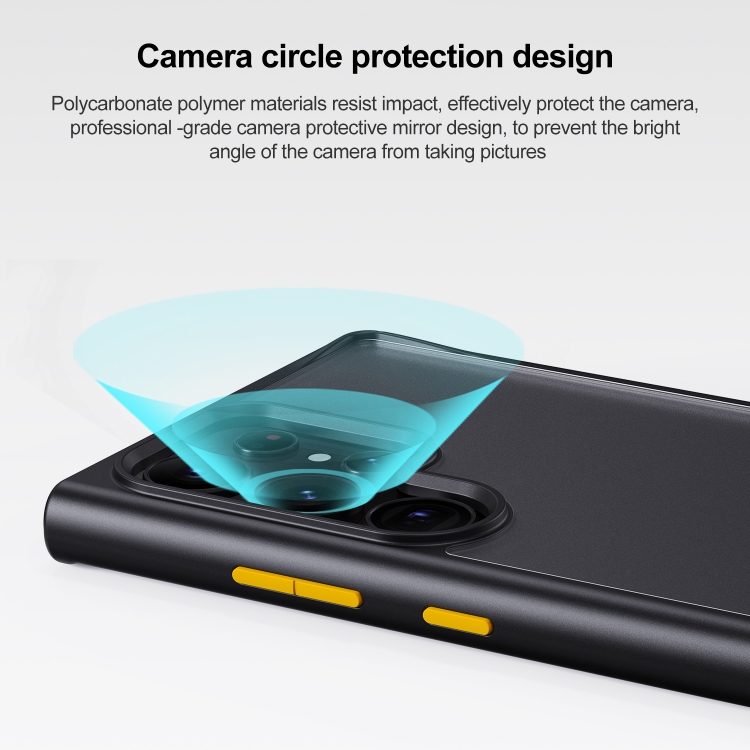 For Samsung Galaxy S23 Ultra 5G Skin Feel Shockproof Phone Case(Black) For Samsung Galaxy S23 Ultra 5G Skin Feel Shockproof Phone Case(Black)