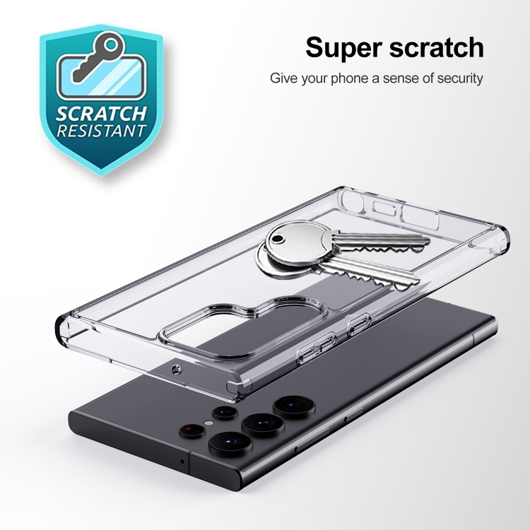 For Samsung Galaxy S23+ 5G Crystal Clear Shockproof Phone Case(Transparent)