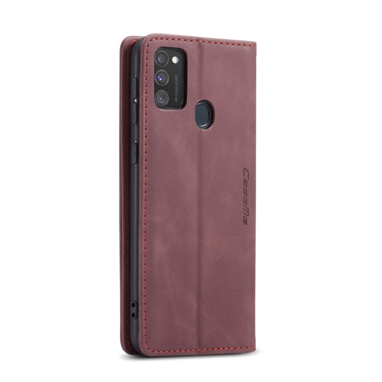For Galaxy M30S / M21 CaseMe-013 Multifunctional Horizontal Flip Leather Case with Card Slot & Holder & Wallet(Wine Red) For Galaxy M30S / M21 CaseMe-013 Multifunctional Horizontal Flip Leather Case with Card Slot & Holder & Wallet(Wine Red)
