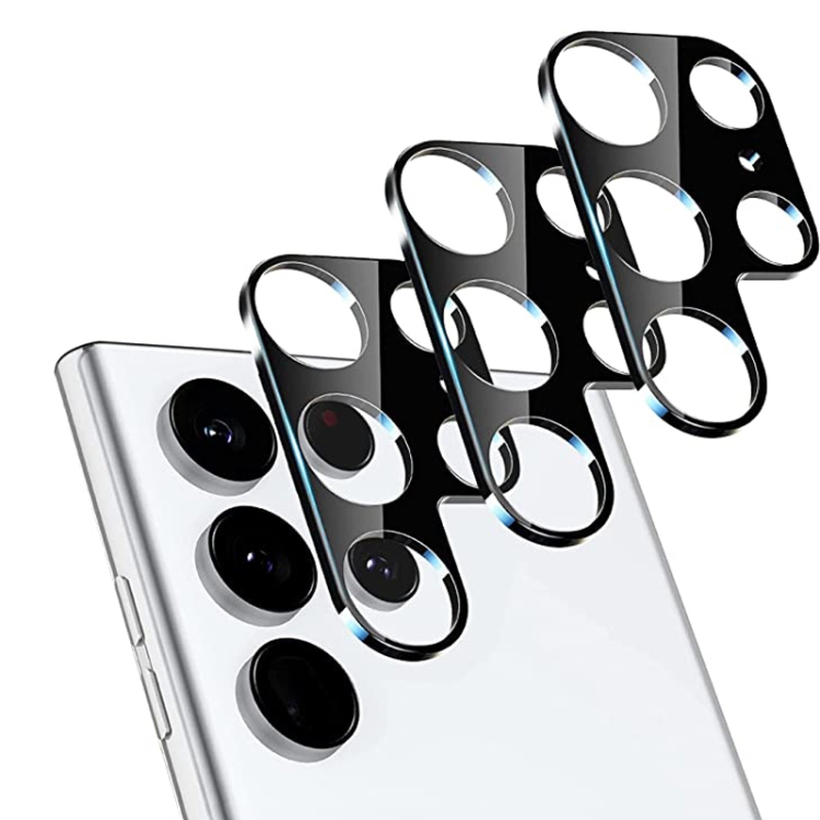For Samsung Galaxy S22 Ultra 5G 50pcs Integrated Rear Camera Lens Tempered Glass Film(Black) For Samsung Galaxy S22 Ultra 5G 50pcs Integrated Rear Camera Lens Tempered Glass Film(Black)