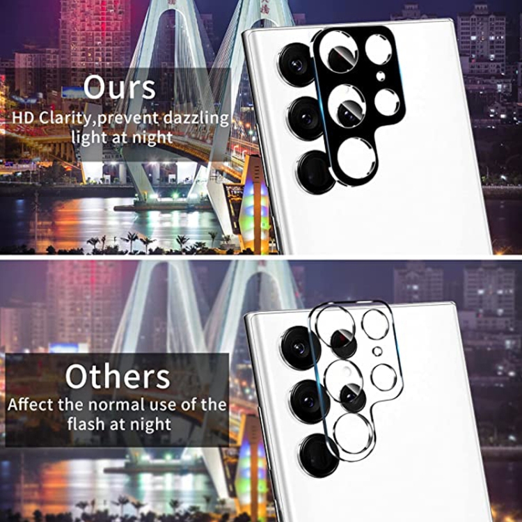 For Samsung Galaxy S22 Ultra 5G 50pcs Integrated Rear Camera Lens Tempered Glass Film(Black) For Samsung Galaxy S22 Ultra 5G 50pcs Integrated Rear Camera Lens Tempered Glass Film(Black)