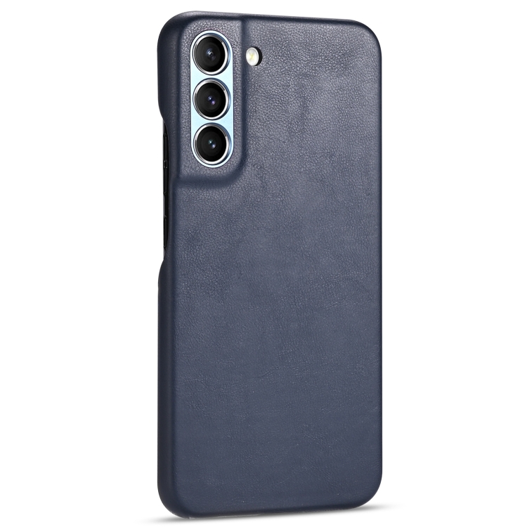 For Samsung Galaxy S23+ 5G Lamb Texture Leather All-inclusive Shockproof Phone Case(Blue) For Samsung Galaxy S23+ 5G Lamb Texture Leather All-inclusive Shockproof Phone Case(Blue)