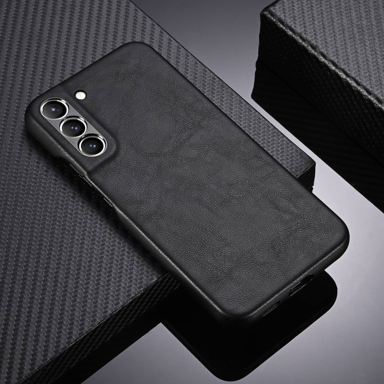 For Samsung Galaxy S22 5G Lamb Texture Leather All-inclusive Shockproof Phone Case(Black) For Samsung Galaxy S22 5G Lamb Texture Leather All-inclusive Shockproof Phone Case(Black)