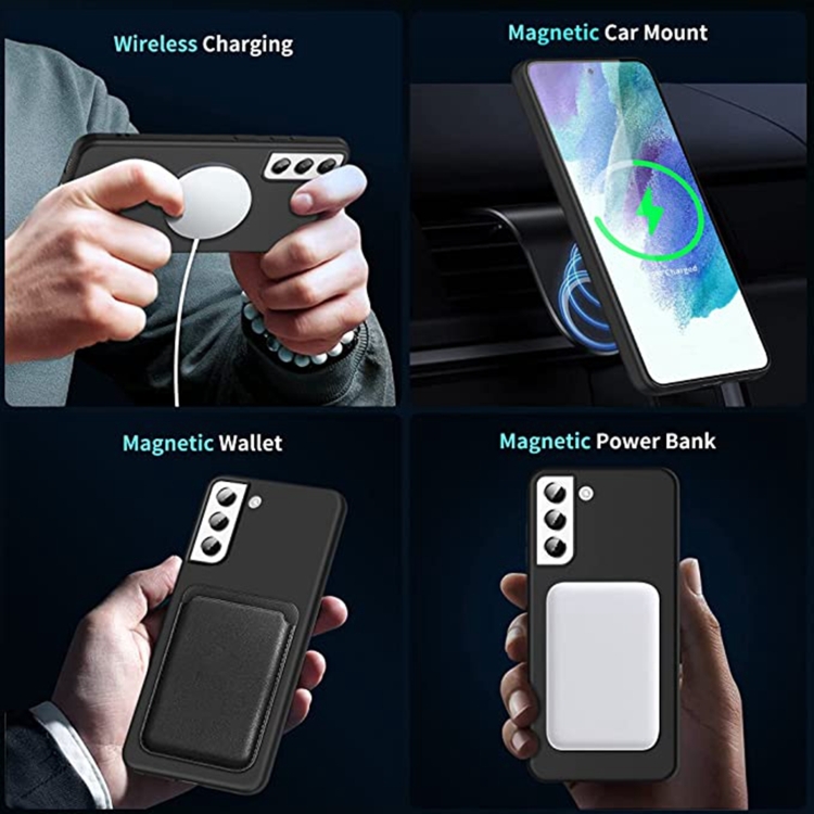 For Samsung Galaxy S23+ 5G MagSafe Magnetic Liquid Silicone Phone Case(Black) For Samsung Galaxy S23+ 5G MagSafe Magnetic Liquid Silicone Phone Case(Black)