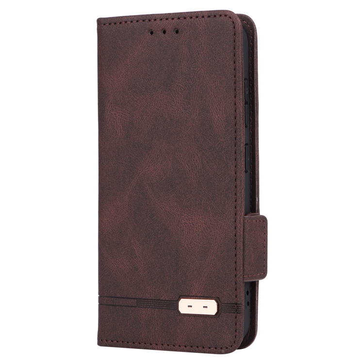 For Samsung Galaxy S23 5G Magnetic Clasp Leather Phone Case(Brown) For Samsung Galaxy S23 5G Magnetic Clasp Leather Phone Case(Brown)