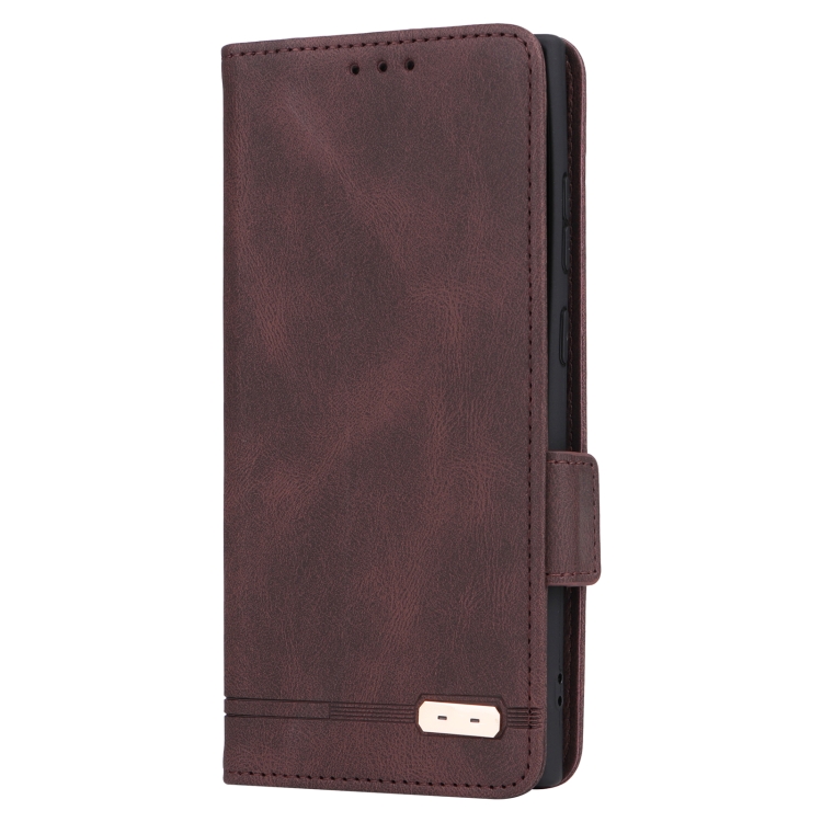 For Samsung Galaxy S23 Ultra 5G Magnetic Clasp Leather Phone Case(Brown) For Samsung Galaxy S23 Ultra 5G Magnetic Clasp Leather Phone Case(Brown)