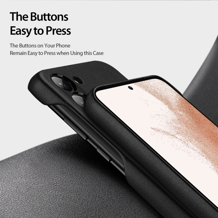 For Samsung Galaxy S23+ 5G DUX DUCIS Grit Series Leather Texture Phone Case(Black) For Samsung Galaxy S23+ 5G DUX DUCIS Grit Series Leather Texture Phone Case(Black)