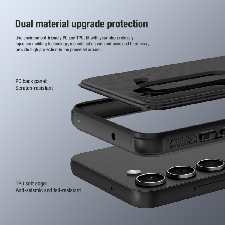 For Samsung Galaxy S23 5G NILLKIN Super Frosted Shield Pro PC + TPU Phone Case(Black) For Samsung Galaxy S23 5G NILLKIN Super Frosted Shield Pro PC + TPU Phone Case(Black)