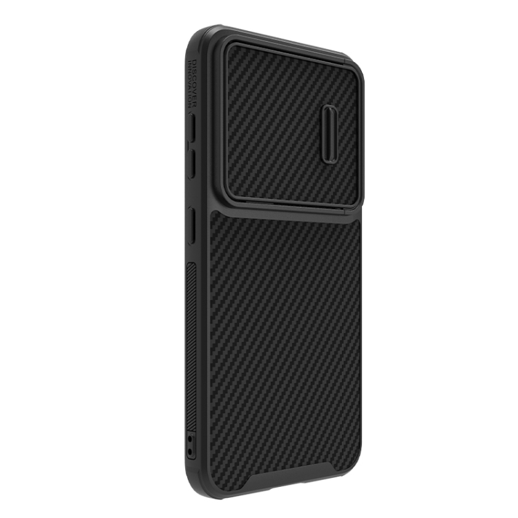 For Samsung Galaxy S23 5G NILLKIN Synthetic Fiber Camshield Phone Case(Black) For Samsung Galaxy S23 5G NILLKIN Synthetic Fiber Camshield Phone Case(Black)