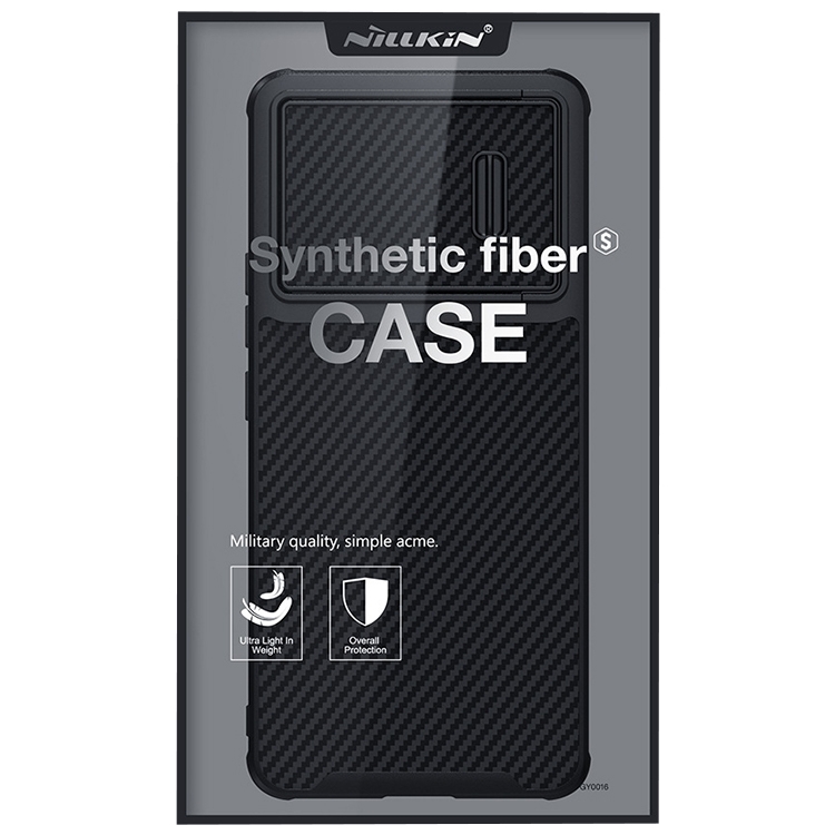 For Samsung Galaxy S23 5G NILLKIN Synthetic Fiber Camshield Phone Case(Black) For Samsung Galaxy S23 5G NILLKIN Synthetic Fiber Camshield Phone Case(Black)