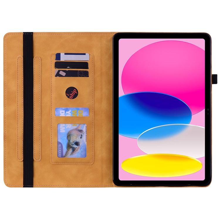 For iPad 10th Gen 10.9 2022 Skin Feel Solid Color Zipper Leather Tablet Case(Yellow) For iPad 10th Gen 10.9 2022 Skin Feel Solid Color Zipper Leather Tablet Case(Yellow)