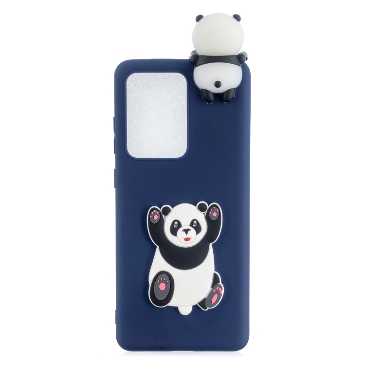 Per Huawei P40 antiurto 3D Sdraiato custodia protettiva TPU del fumetto  (Panda)