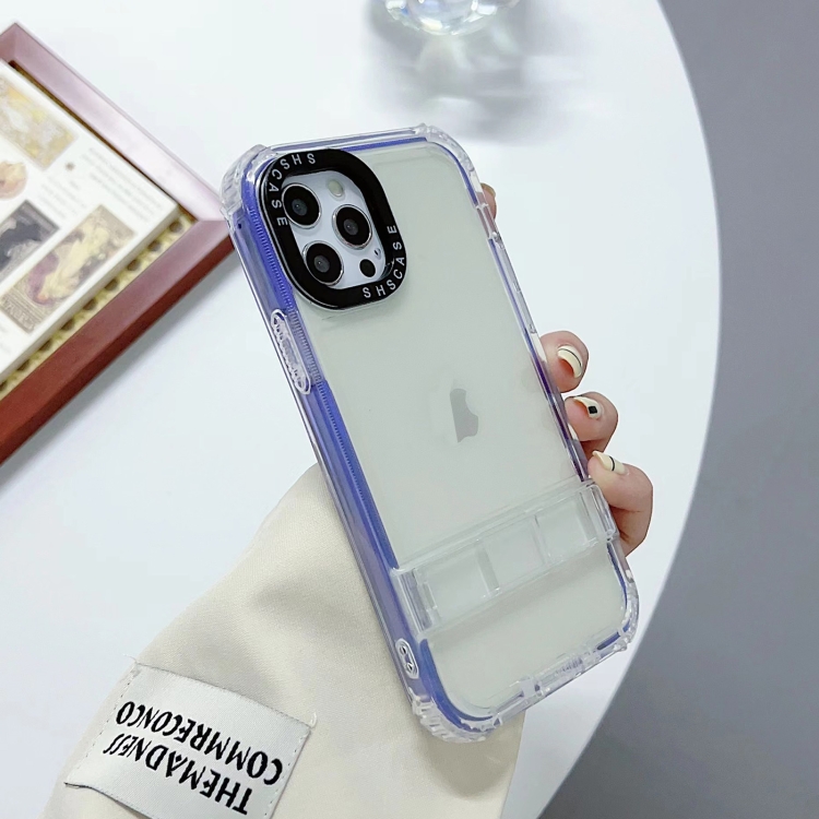 For iPhone 13 Pro Max 2 in 1 360 Invisible Holder Phone Case(Purple) For iPhone 13 Pro Max 2 in 1 360 Invisible Holder Phone Case(Purple)
