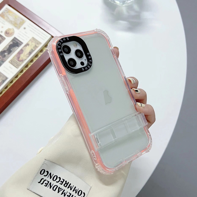 Para iPhone 11 Estuche para teléfono con soporte invisible