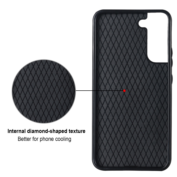 For Samsung Galaxy S22 5G Rhombic PU Leather Phone Case with Ring Holder(White) For Samsung Galaxy S22 5G Rhombic PU Leather Phone Case with Ring Holder(White)