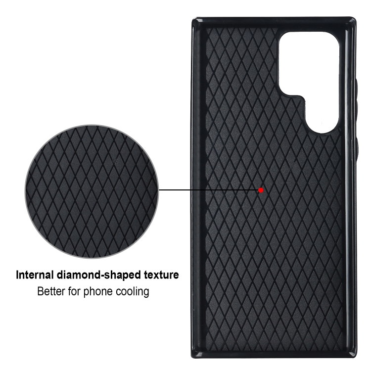 For Samsung Galaxy S22 Ultra 5G Rhombic PU Leather Phone Case with Ring Holder(White) For Samsung Galaxy S22 Ultra 5G Rhombic PU Leather Phone Case with Ring Holder(White)