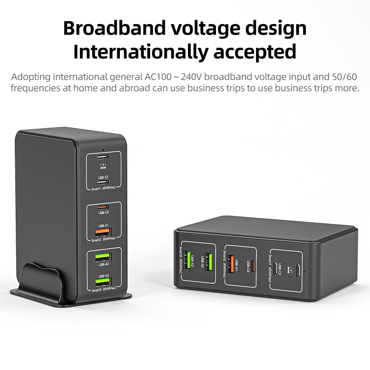 818H 120W Type-C + USB 6-Ports Desktop Fast Charger, Plug Type:UK Plug(Black) 818H 120W Type-C + USB 6-Ports Desktop Fast Charger, Plug Type:UK Plug(Black)