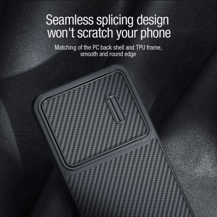 For Samsung Galaxy S23+ 5G NILLKIN Synthetic Fiber Camshield Phone Case(Black) For Samsung Galaxy S23+ 5G NILLKIN Synthetic Fiber Camshield Phone Case(Black)