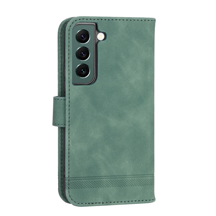 For Samsung Galaxy S22+ 5G Dierfeng Dream Line TPU + PU Leather Phone Case(Green) For Samsung Galaxy S22+ 5G Dierfeng Dream Line TPU + PU Leather Phone Case(Green)