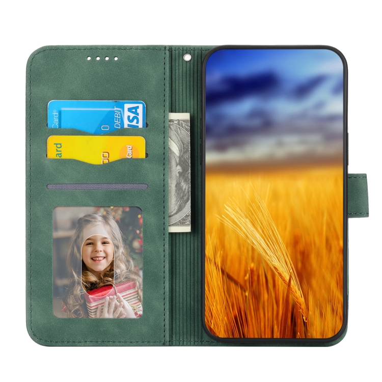 For Samsung Galaxy S22 Ultra 5G Dierfeng Dream Line TPU + PU Leather Phone Case(Green) For Samsung Galaxy S22 Ultra 5G Dierfeng Dream Line TPU + PU Leather Phone Case(Green)