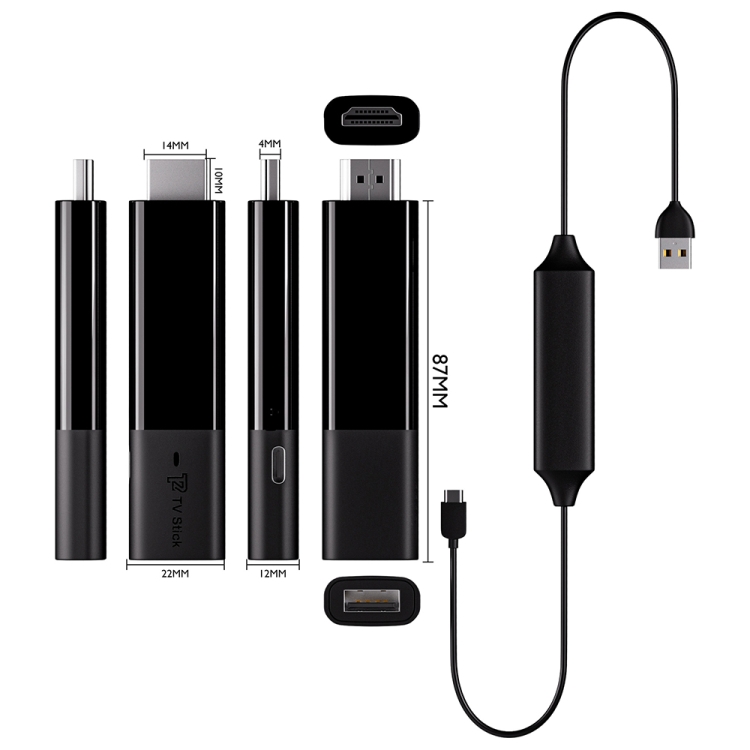 T2 Android 11 4K HD Smart TV Box TV Stick TV Dongle Cortex A35 2GB