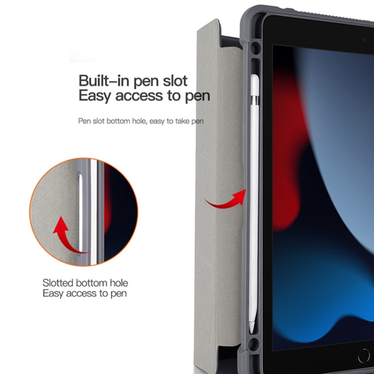 3-fold TPU Acrylic PC Smart Leather Tablet Case For iPad Pro 11 2018 / 2020 / 2021 / Air 10.9 2020 / Air 10.9 2022 (Black) 3-fold TPU Acrylic PC Smart Leather Tablet Case For iPad Pro 11 2018 / 2020 / 2021 / Air 10.9 2020 / Air 10.9 2022 (Black)