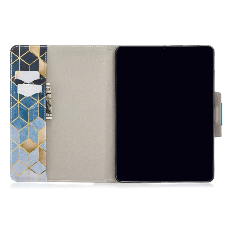 For iPad Pro 11 (2020) Colored Drawing Horizontal Flip PU Leather Tablet Case with Holder & Card Slots(Diamond) For iPad Pro 11 (2020) Colored Drawing Horizontal Flip PU Leather Tablet Case with Holder & Card Slots(Diamond)