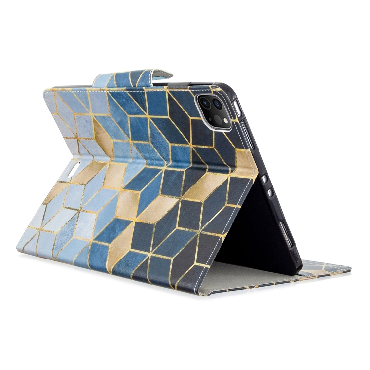 For iPad Pro 11 (2020) Colored Drawing Horizontal Flip PU Leather Tablet Case with Holder & Card Slots(Diamond) For iPad Pro 11 (2020) Colored Drawing Horizontal Flip PU Leather Tablet Case with Holder & Card Slots(Diamond)