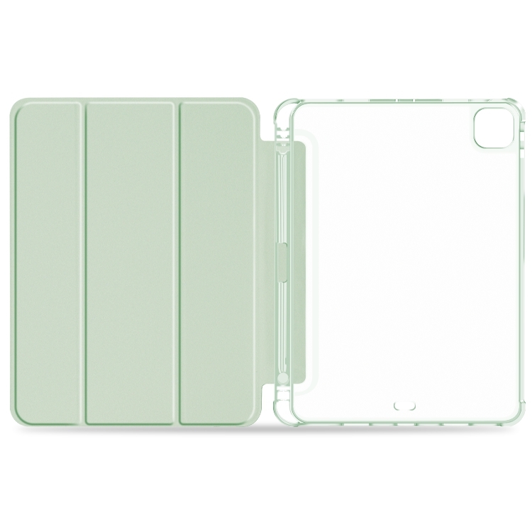 For iPad Pro 12.9 2022 / 2021 / 2020 3-fold Shockproof Smart Leather Tablet Case(Green) For iPad Pro 12.9 2022 / 2021 / 2020 3-fold Shockproof Smart Leather Tablet Case(Green)