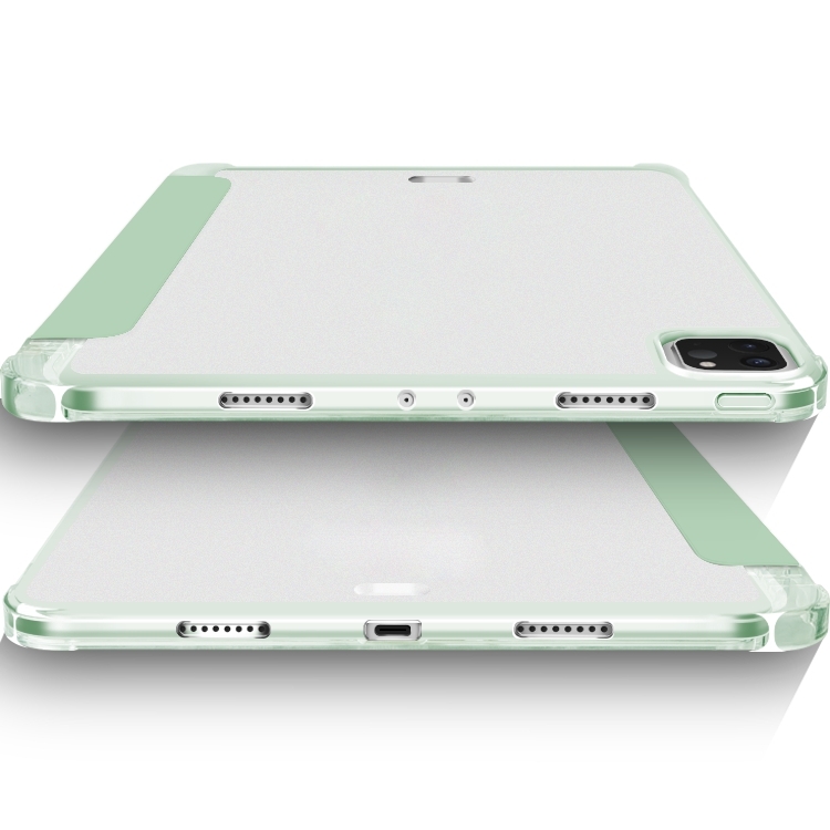 For iPad Pro 12.9 2022 / 2021 / 2020 3-fold Shockproof Smart Leather Tablet Case(Green) For iPad Pro 12.9 2022 / 2021 / 2020 3-fold Shockproof Smart Leather Tablet Case(Green)