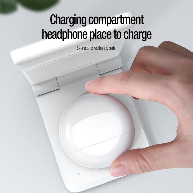 NILLKIN 3 in 1 Wireless Charger with Xiaomi S1 Pro Watch Charger, Plug Type:EU Plug(White) NILLKIN 3 in 1 Wireless Charger with Xiaomi S1 Pro Watch Charger, Plug Type:EU Plug(White)