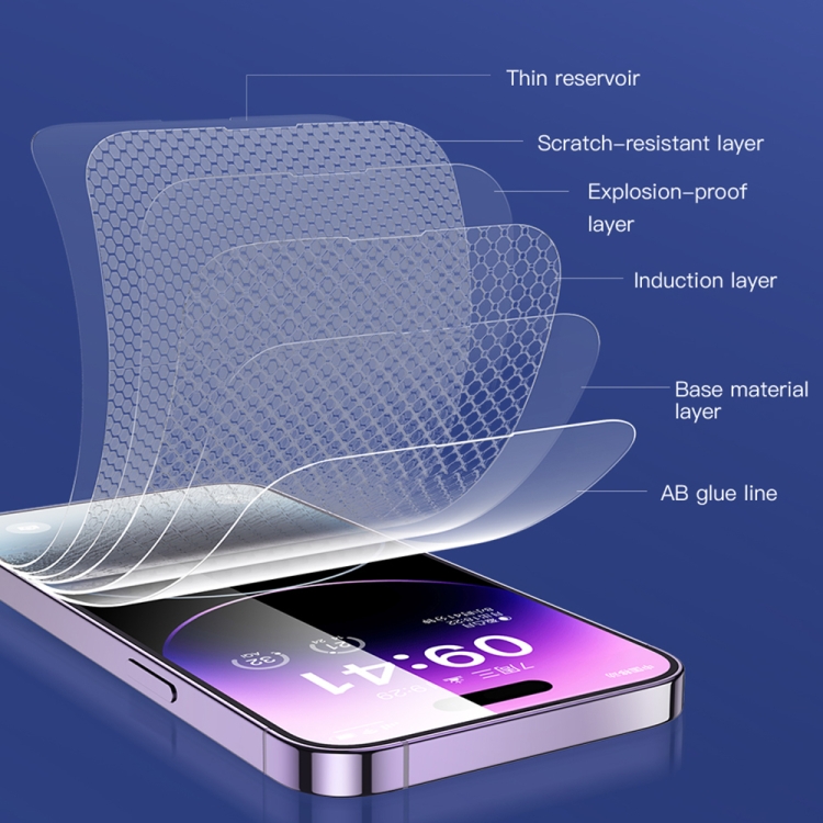 For iPhone 14/13 TOTU AB-074 Zero Sense Series Ultra Clear Explosion-proof Full Screen Tempered Film For iPhone 14/13 TOTU AB-074 Zero Sense Series Ultra Clear Explosion-proof Full Screen Tempered Film