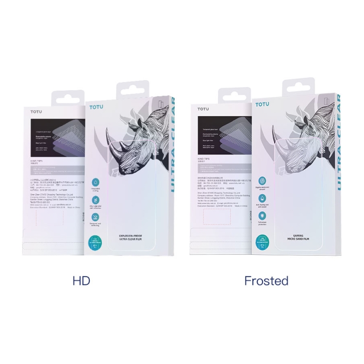 For iPhone 14 Plus/13 Pro Max TOTU AB-074 Zero Sense Series Ultra Clear Explosion-proof Full Screen Tempered Film For iPhone 14 Plus/13 Pro Max TOTU AB-074 Zero Sense Series Ultra Clear Explosion-proof Full Screen Tempered Film