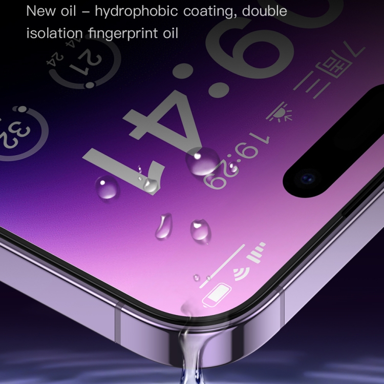 For iPhone 14/13 TOTU AB-075 Gaming Frosted Full Screen Tempered Film with Dust Removal Chamber For iPhone 14/13 TOTU AB-075 Gaming Frosted Full Screen Tempered Film with Dust Removal Chamber