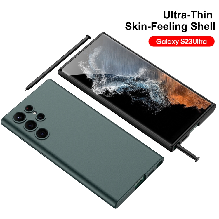 For Samsung Galaxy S23 Ultra 5G GKK Ultra-thin Skin Feel Phone Case(Forest Green) For Samsung Galaxy S23 Ultra 5G GKK Ultra-thin Skin Feel Phone Case(Forest Green)
