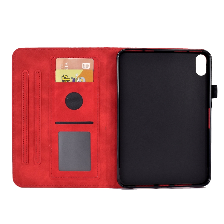 For iPad 10th Gen 10.9 2022 Rhombus Embossed Leather Smart Tablet Case(Red) For iPad 10th Gen 10.9 2022 Rhombus Embossed Leather Smart Tablet Case(Red)
