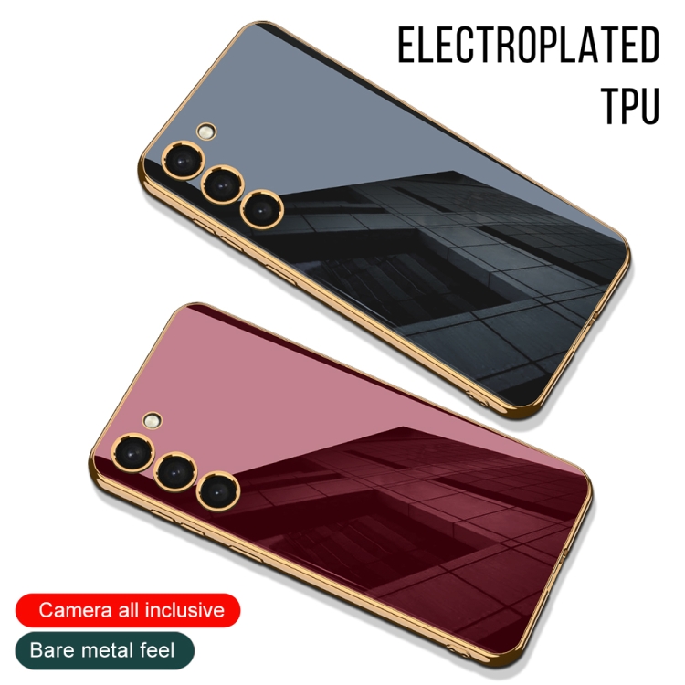 For Samsung Galaxy S23+ 5G GKK Electroplating TPU Full Coverage Phone Case(Red) For Samsung Galaxy S23+ 5G GKK Electroplating TPU Full Coverage Phone Case(Red)