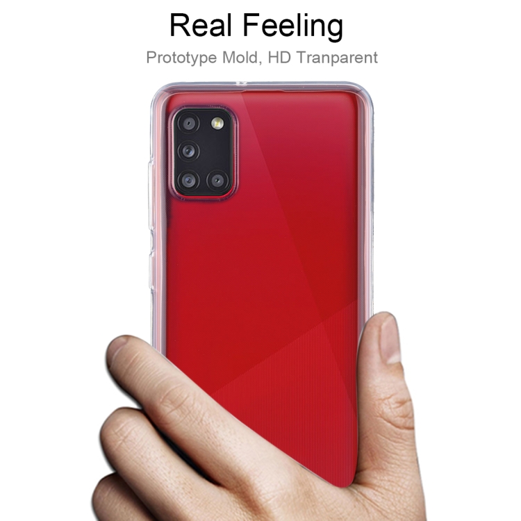 For Galaxy A31 0.5mm Ultra-Thin Transparent TPU Protective Case For Galaxy A31 0.5mm Ultra-Thin Transparent TPU Protective Case
