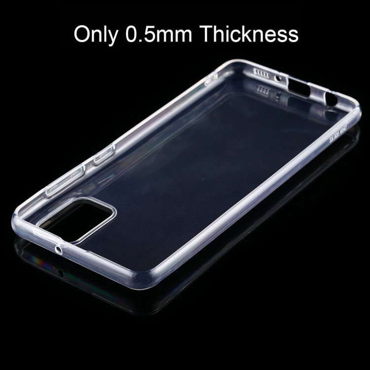 For Galaxy A31 0.5mm Ultra-Thin Transparent TPU Protective Case For Galaxy A31 0.5mm Ultra-Thin Transparent TPU Protective Case