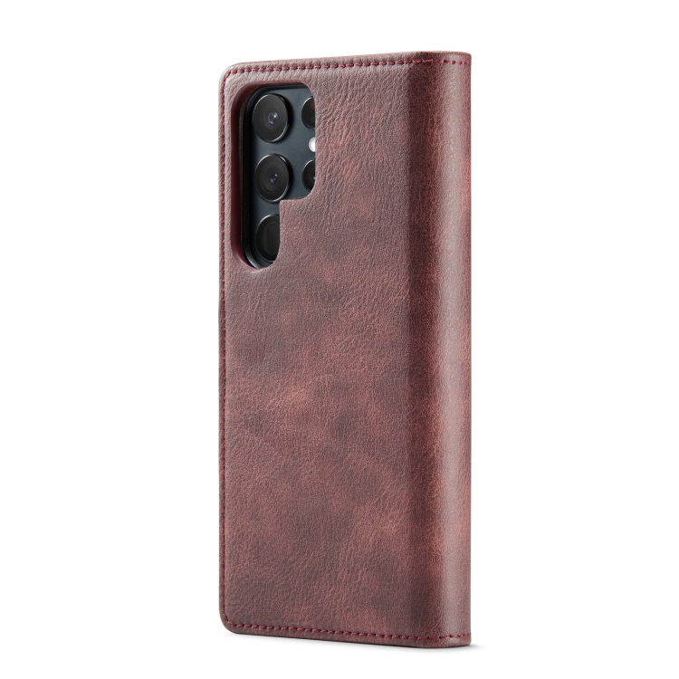For Samsung Galaxy S23 Ultra 5G DG.MING Crazy Horse Texture Detachable Magnetic Leather Case(Red) For Samsung Galaxy S23 Ultra 5G DG.MING Crazy Horse Texture Detachable Magnetic Leather Case(Red)
