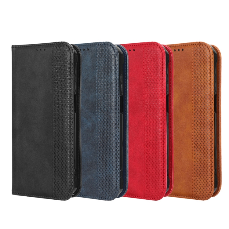 For Samsung Galaxy S23+ 5G Magnetic Buckle Retro Texture Leather Phone Case(Black) For Samsung Galaxy S23+ 5G Magnetic Buckle Retro Texture Leather Phone Case(Black)