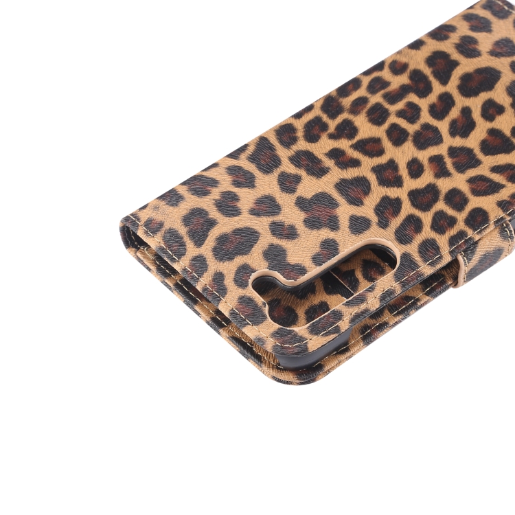 For Samsung Galaxy S23+ 5G Leopard Pattern Flip Leather Phone Case(Yellow) For Samsung Galaxy S23+ 5G Leopard Pattern Flip Leather Phone Case(Yellow)
