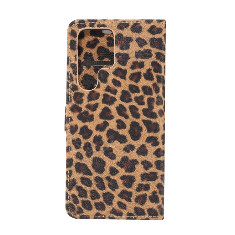 For Samsung Galaxy S23 Ultra 5G Leopard Pattern Flip Leather Phone Case(Yellow) For Samsung Galaxy S23 Ultra 5G Leopard Pattern Flip Leather Phone Case(Yellow)