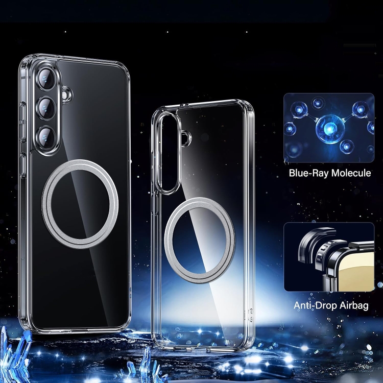 For Samsung Galaxy S24+ 5G Transparent Frosted MagSafe Phone Case For Samsung Galaxy S24+ 5G Transparent Frosted MagSafe Phone Case