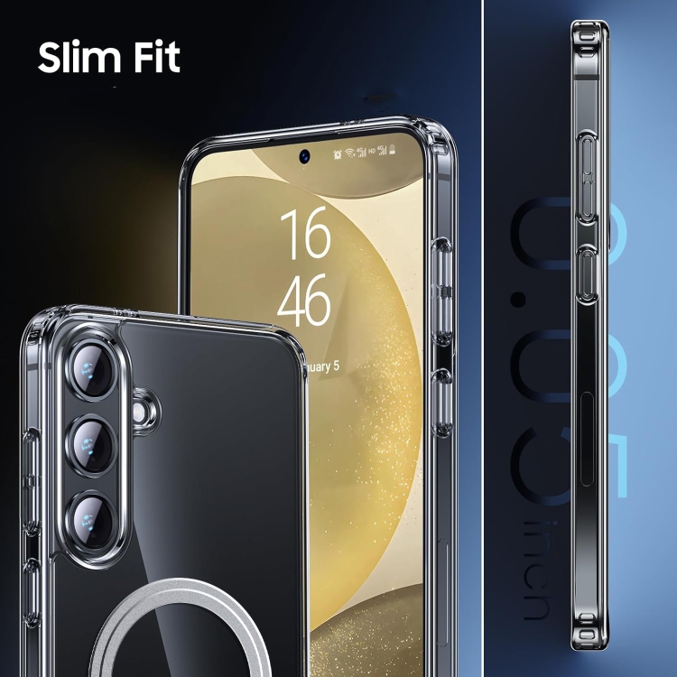 For Samsung Galaxy S24+ 5G Transparent Frosted MagSafe Phone Case For Samsung Galaxy S24+ 5G Transparent Frosted MagSafe Phone Case