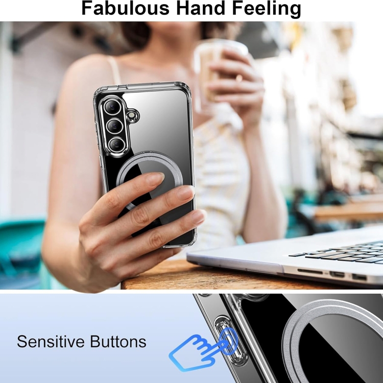 For Samsung Galaxy S24+ 5G Transparent Frosted MagSafe Phone Case For Samsung Galaxy S24+ 5G Transparent Frosted MagSafe Phone Case