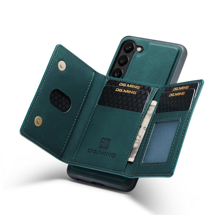 For Samsung Galaxy S23+ 5G DG.MING M2 Series 3-Fold Multi Card Bag + Phone Case(Green) For Samsung Galaxy S23+ 5G DG.MING M2 Series 3-Fold Multi Card Bag + Phone Case(Green)