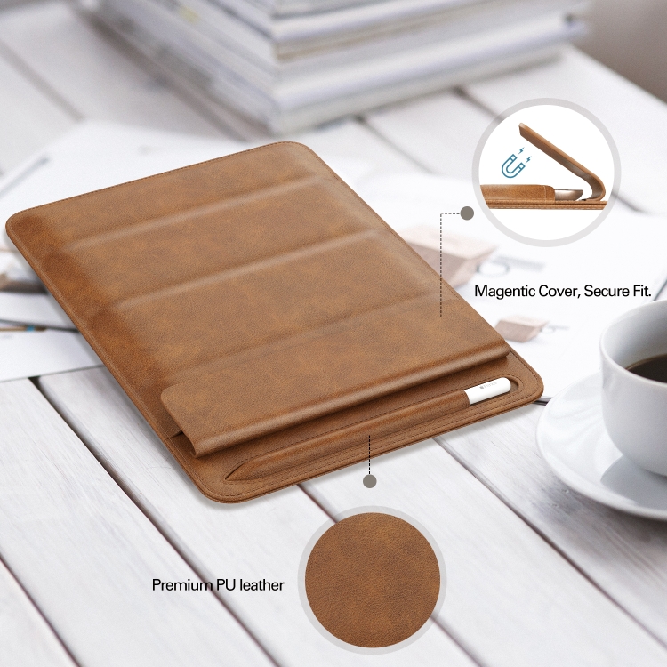 3-fold Stand Magnetic Tablet Sleeve Case Liner Bag For iPad 9.7 / 10.2 / 10.5 / 10.9 / 11 inch(Black) 3-fold Stand Magnetic Tablet Sleeve Case Liner Bag For iPad 9.7 / 10.2 / 10.5 / 10.9 / 11 inch(Black)