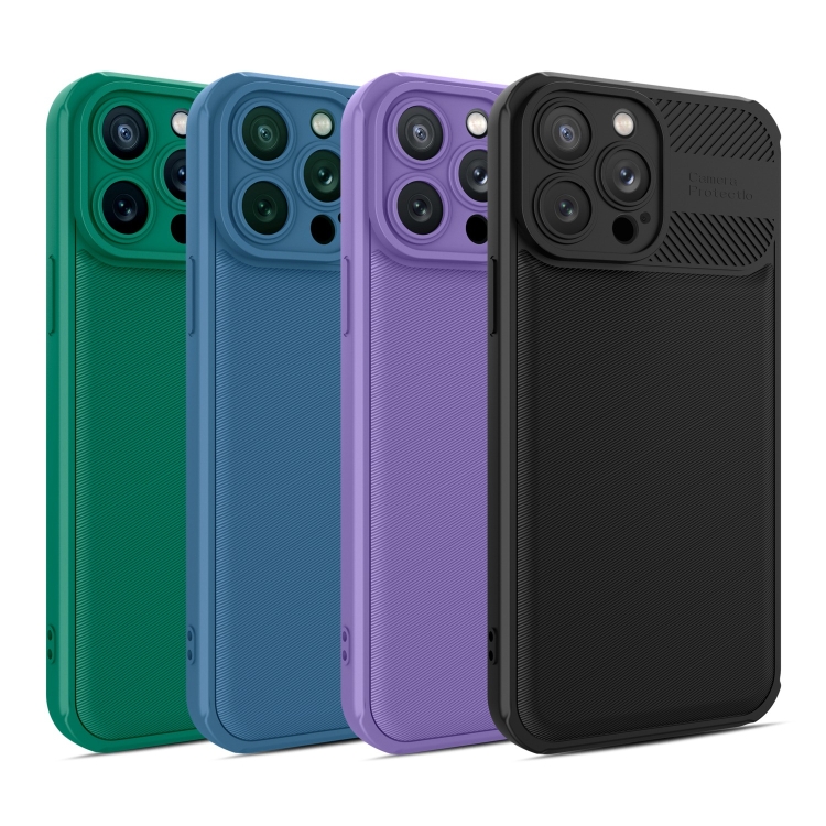 For iPhone 14 Twill Texture TPU Shockproof Phone Case(Green) For iPhone 14 Twill Texture TPU Shockproof Phone Case(Green)