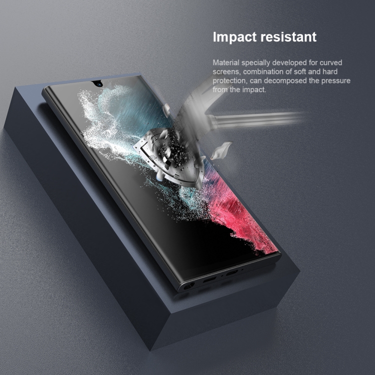 For Samsung Galaxy S23 Ultra 5G NILLKIN Impact Resistant CurvedSurface Tempered Glass Film For Samsung Galaxy S23 Ultra 5G NILLKIN Impact Resistant CurvedSurface Tempered Glass Film